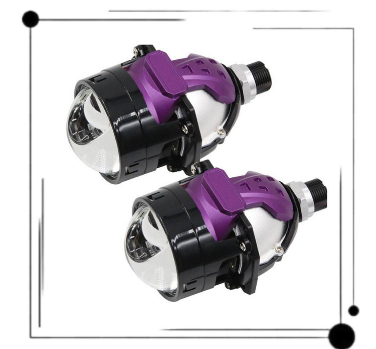 لنز LED خودرو 2.5 اینچ I4S | نصب بدون تخریب + نور HD | گارانتی یکساله هایپر نور