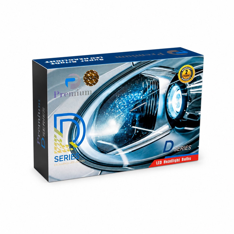 هدلایت D2S/R پرمیوم | نور سفید 6500K | چیپ CREE GX-8