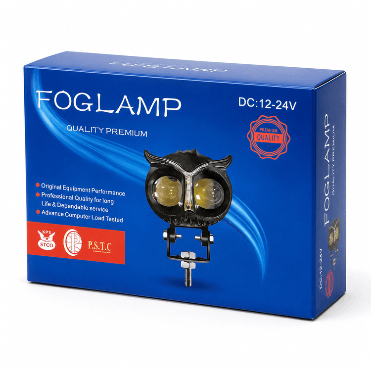 بسته بندی پروژکتور جغدی FOGLAMP